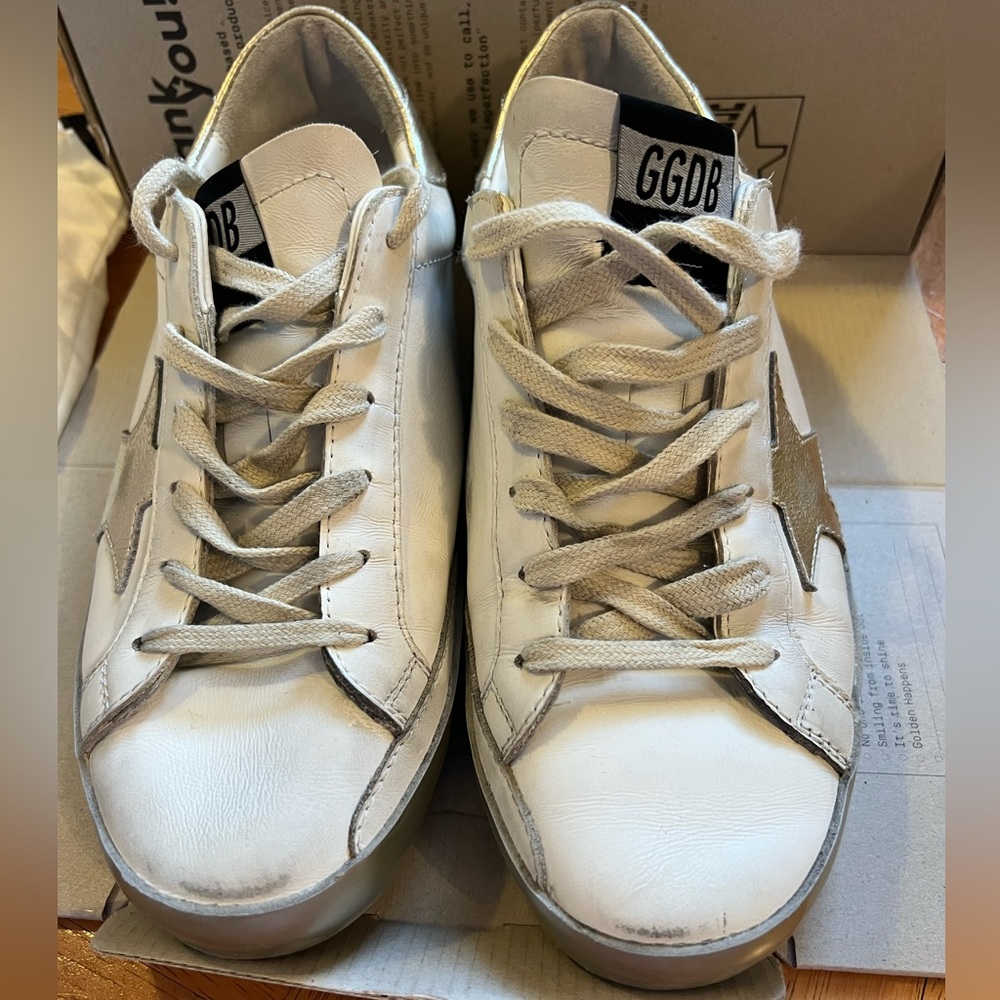 Golden Goose SUPER-STAR CLASSIC white and gold - Picture 7 of 15